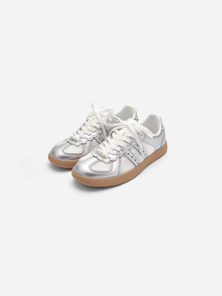 Balabala Shoes Silver And White