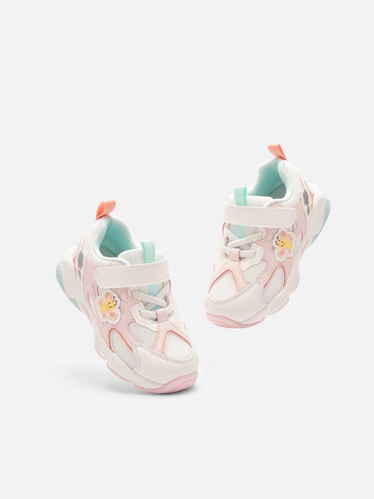 Balabala Shoes White, Pink, Blue; Mesh, Synthetic