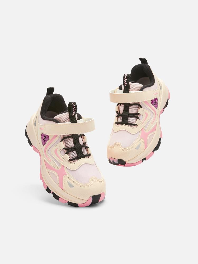 Balabala Sports Shoes White, Pink, Black