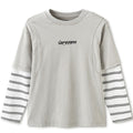 Balabala Kids Boy Round V-Neck Long-Sleeved T-Shirt