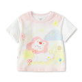 Balabala Baby Girl Round V-Neck Short-Sleeved T-Shirt