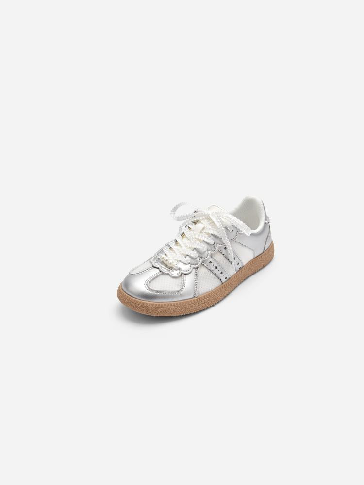 Balabala Shoes Silver And White