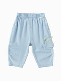 Balabala Boys Snail Pocket Pants Light Blue