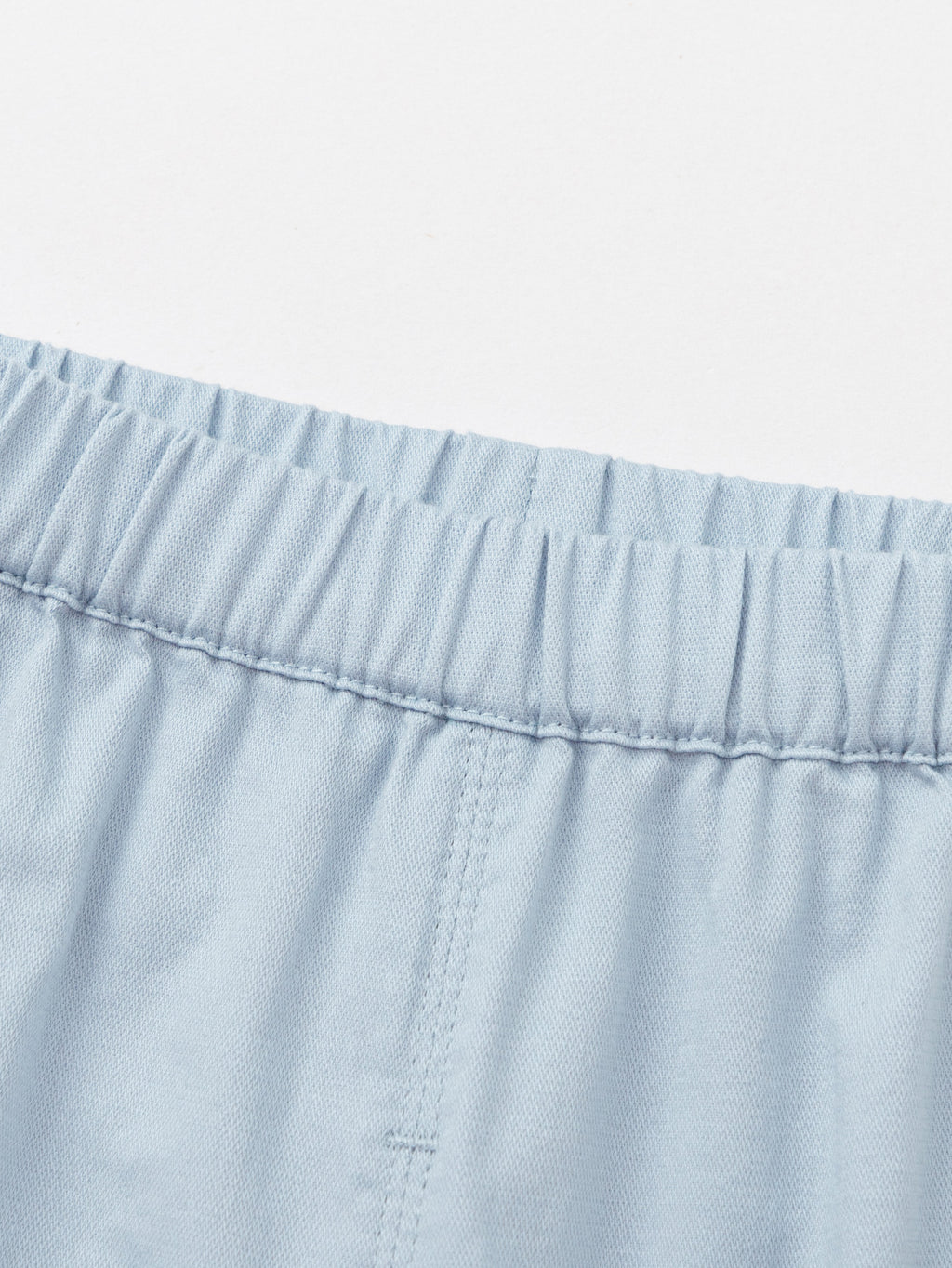 Balabala Roll Hem Pants Gray Blue,Raw White