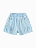 Balabala Tiered Shorts Blue
