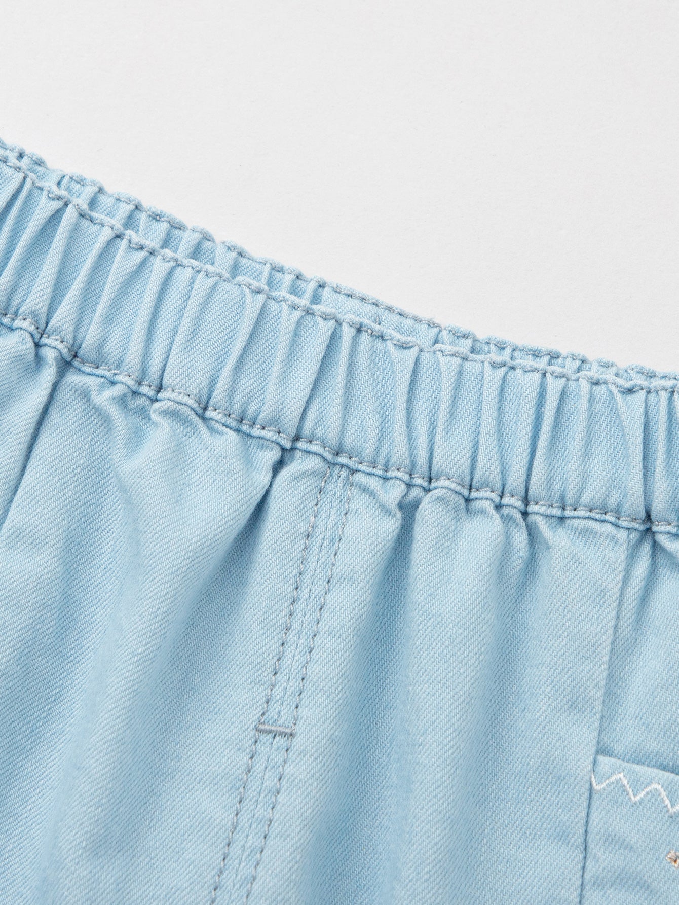 Balabala Tiered Shorts Blue