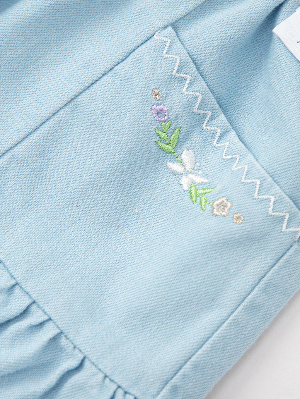 Balabala Tiered Shorts Blue