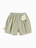 Balabala Tiered Shorts Dusty Green