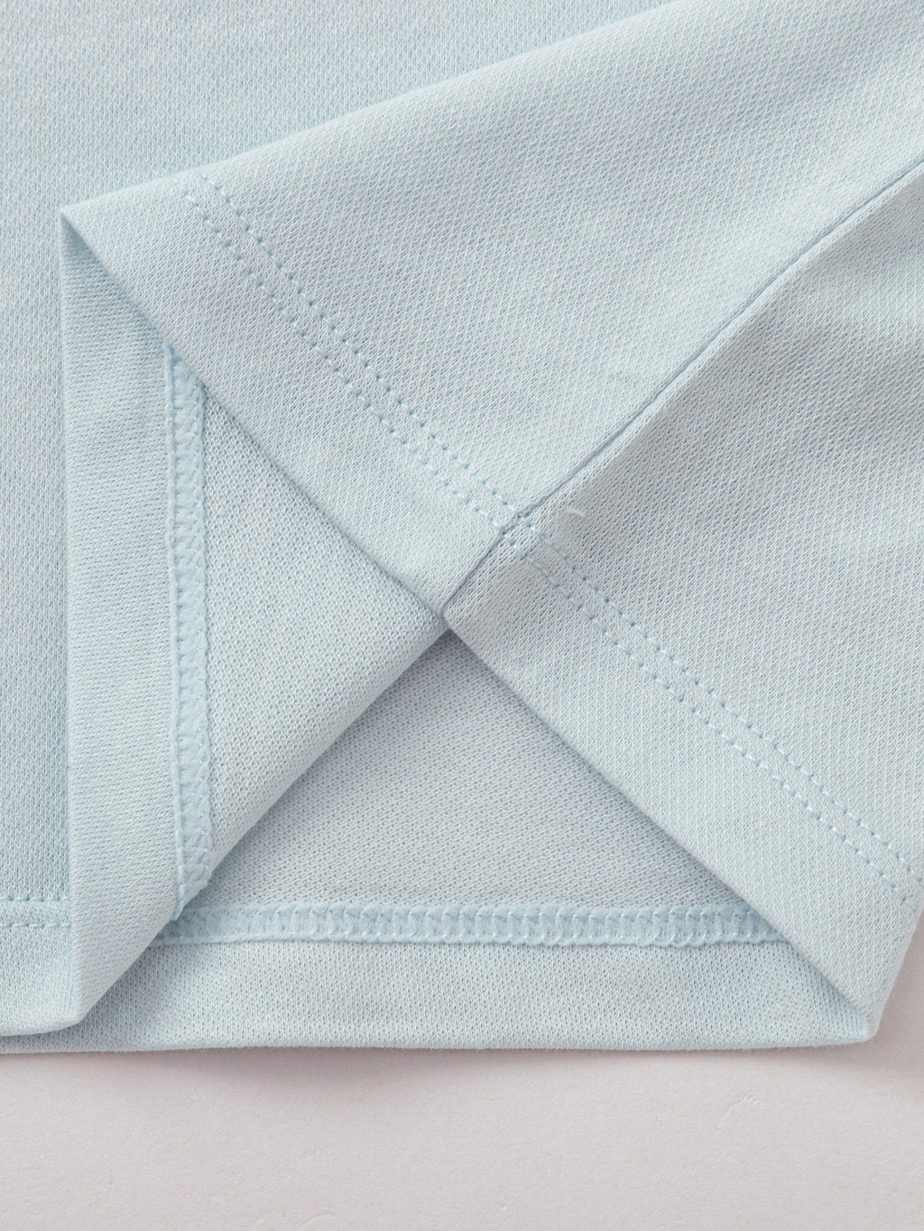 Balabala Boys Striped Sleeve Polo Shirt Light Blue