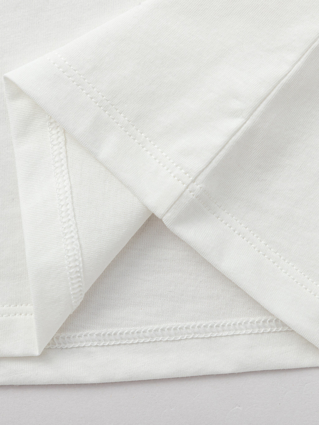 Balabala Printed Contrast Trim T-shirt Raw White,White Blue