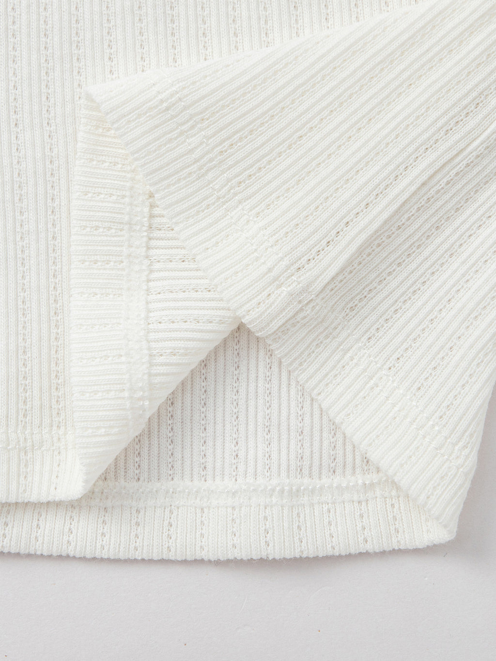Balabala Ribbed Tank Top White Red