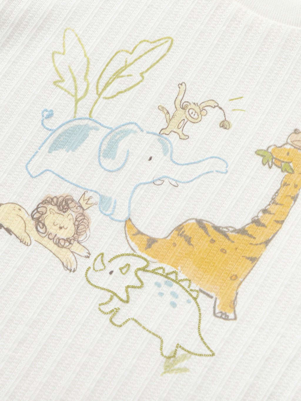 Balabala Dinosaur Tank Top Off-white