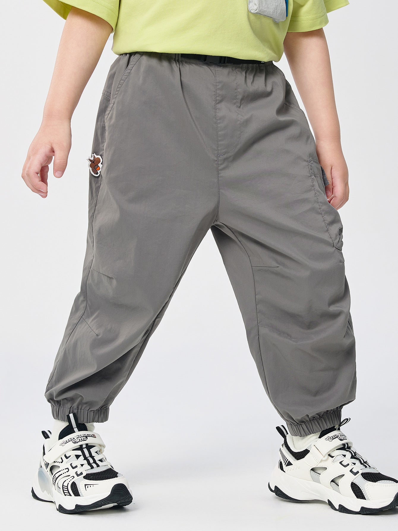 Balabala Pants Grey, Light Green, Brown