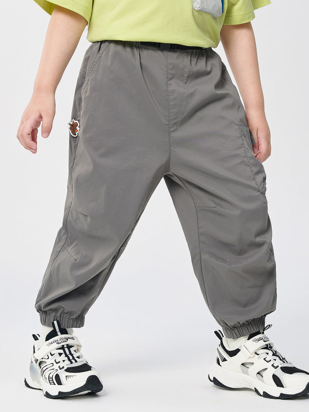 Balabala Pants Grey, Light Green, Brown