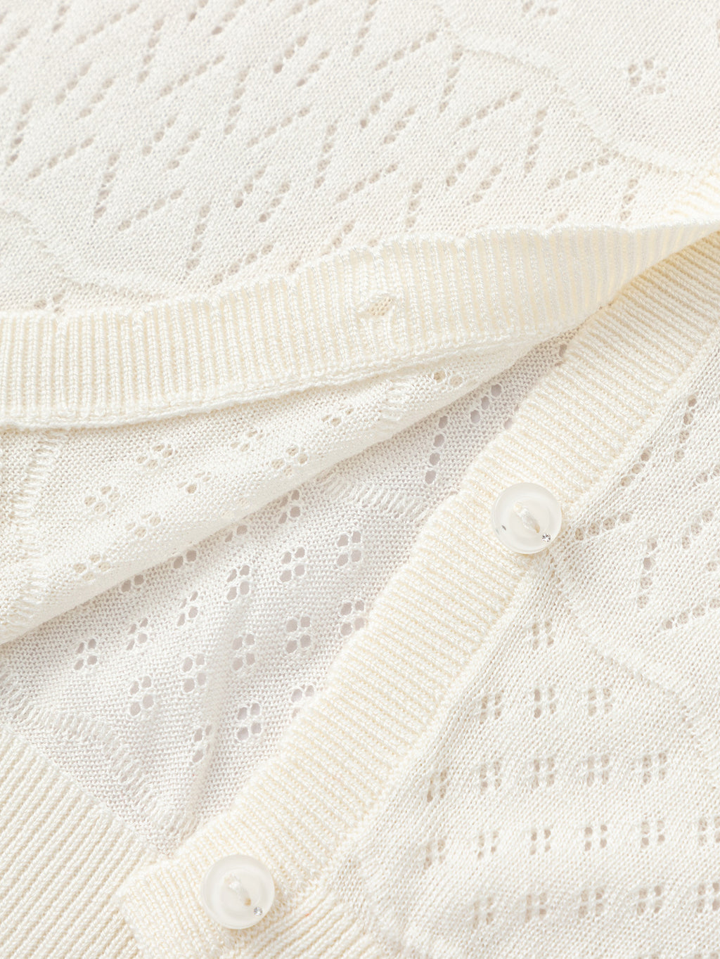Balabala Girls Knit Cardigan Raw White