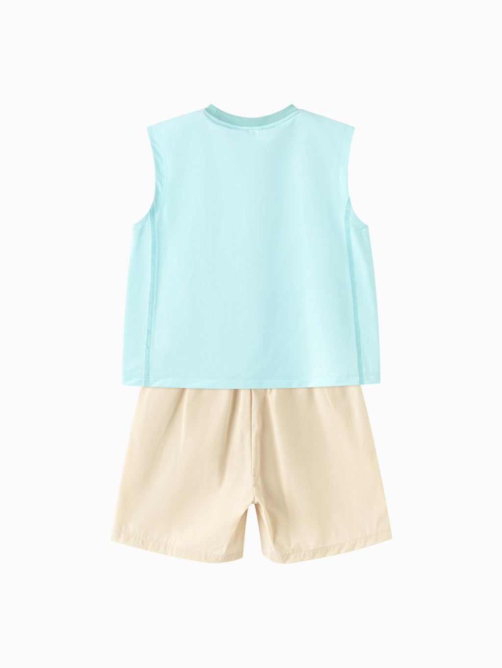 Balabala Boys Tank Top and Shorts Set Powder Blue