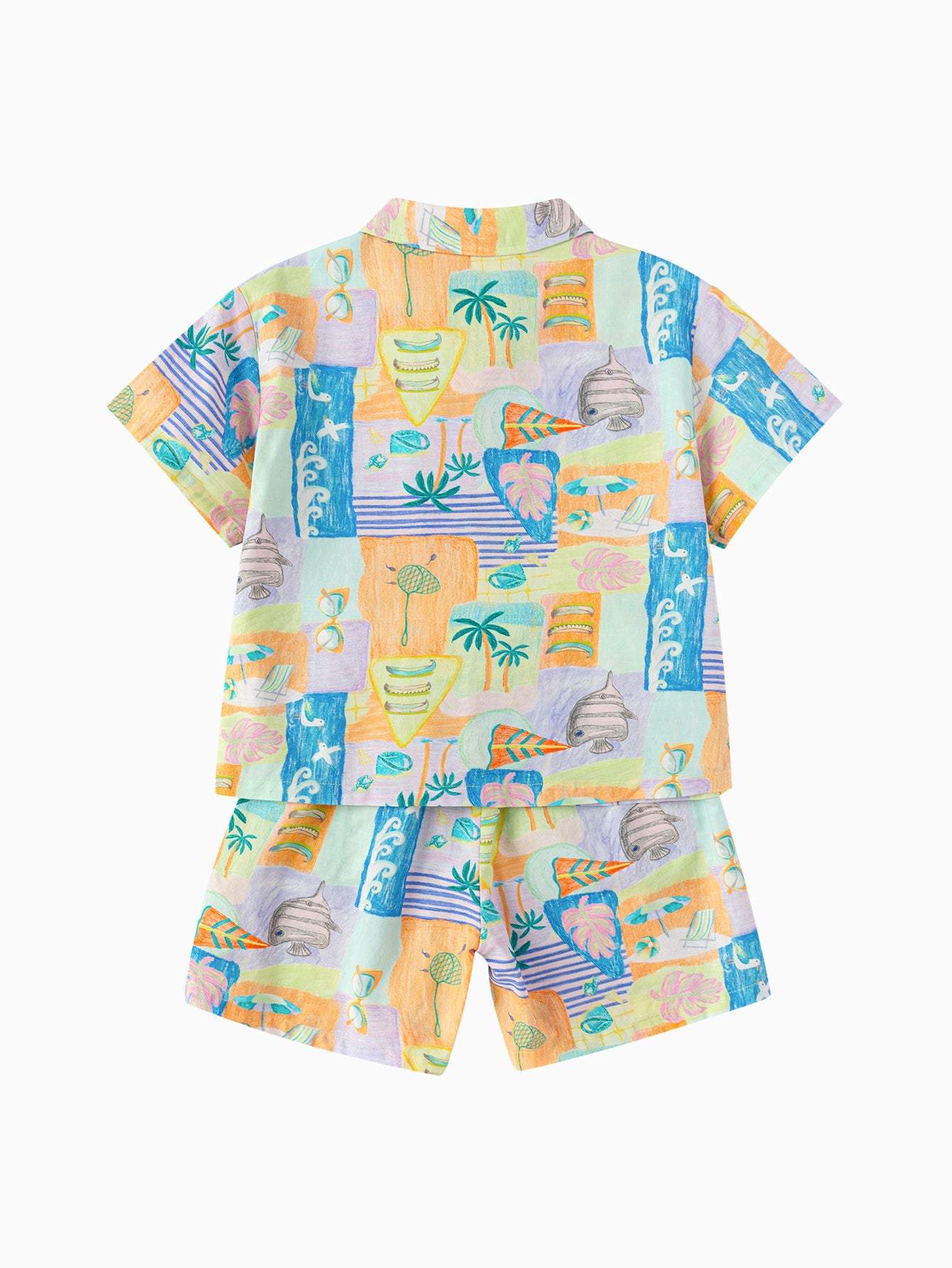 Balabala Boys Print Set Yellow