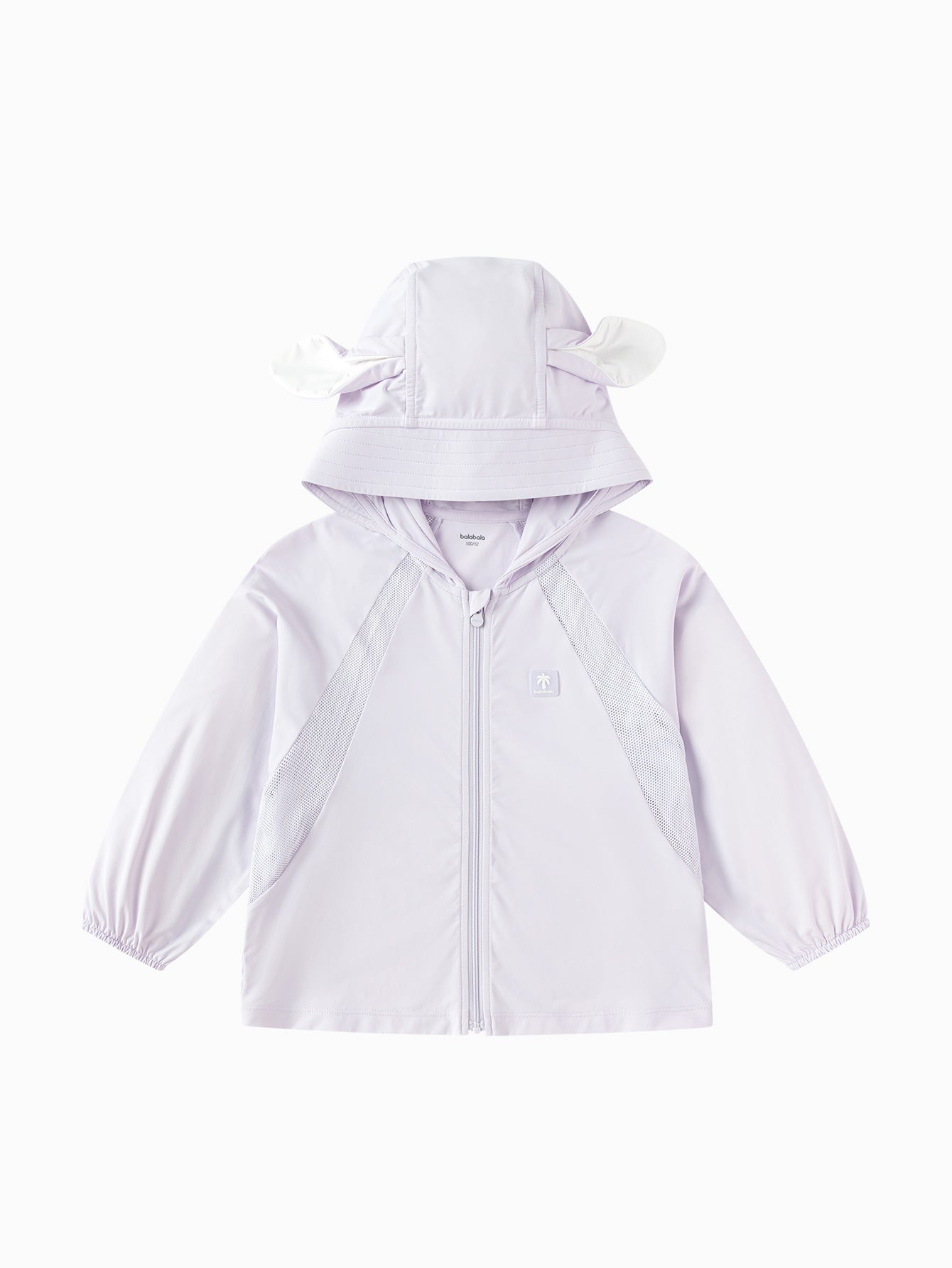 Balabala Hooded Jacket White,Violet
