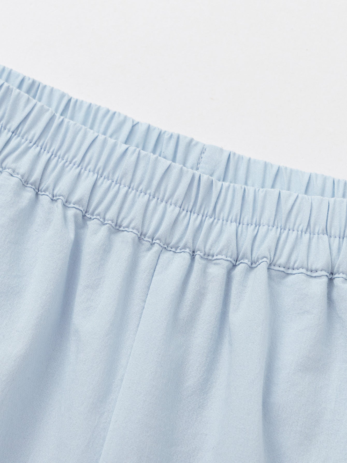 Balabala Girls Wide Leg Pants White,Blue