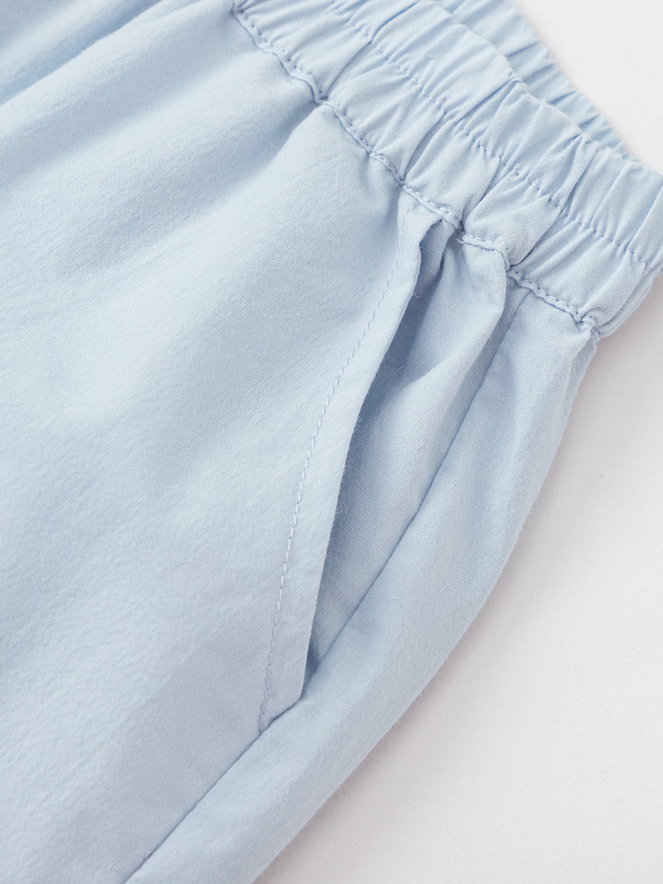 Balabala Girls Wide Leg Pants White,Blue