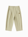 Balabala Boys Casual Cropped Pants Shell Khaki