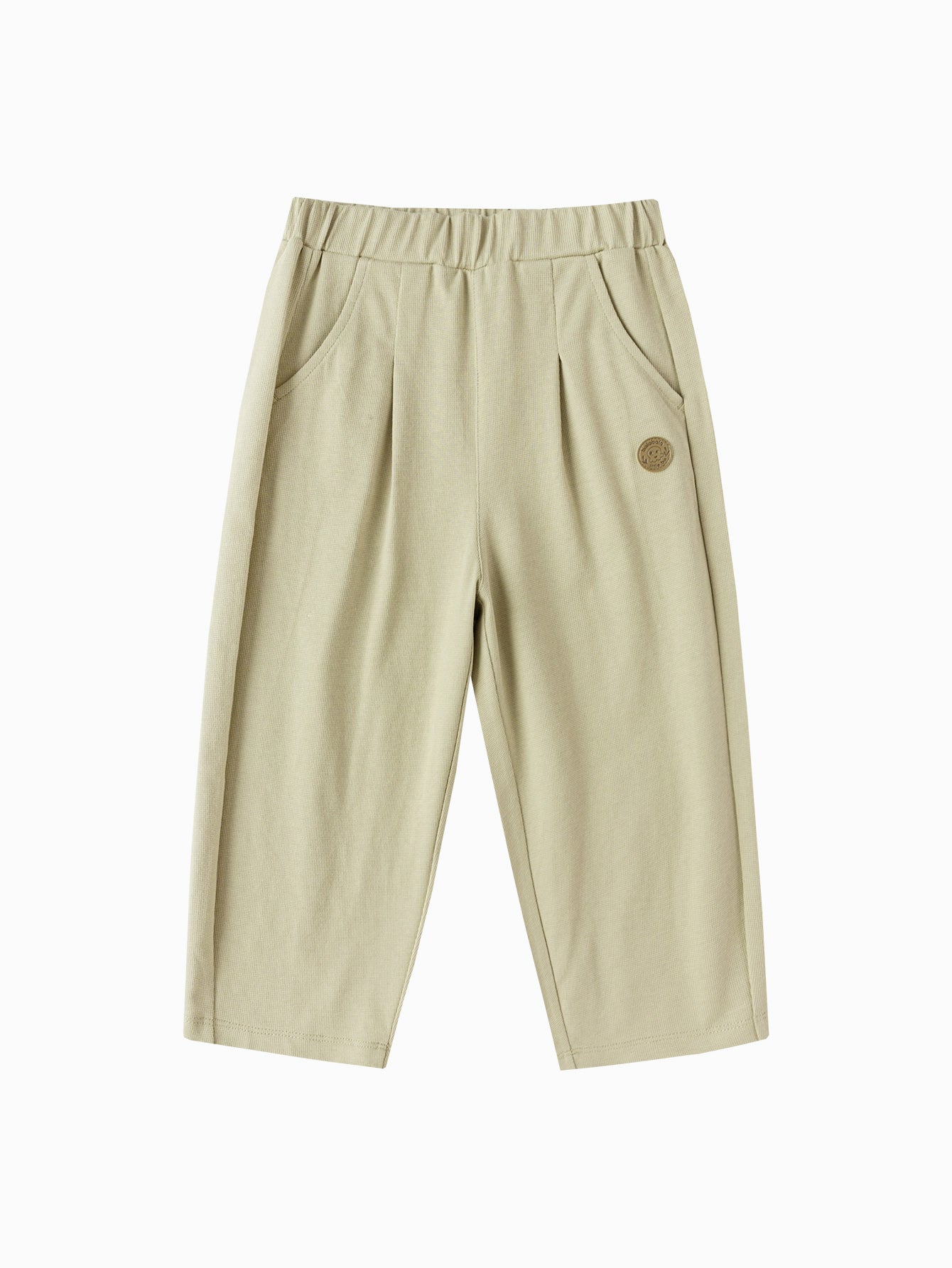 Balabala Boys Casual Cropped Pants Shell Khaki