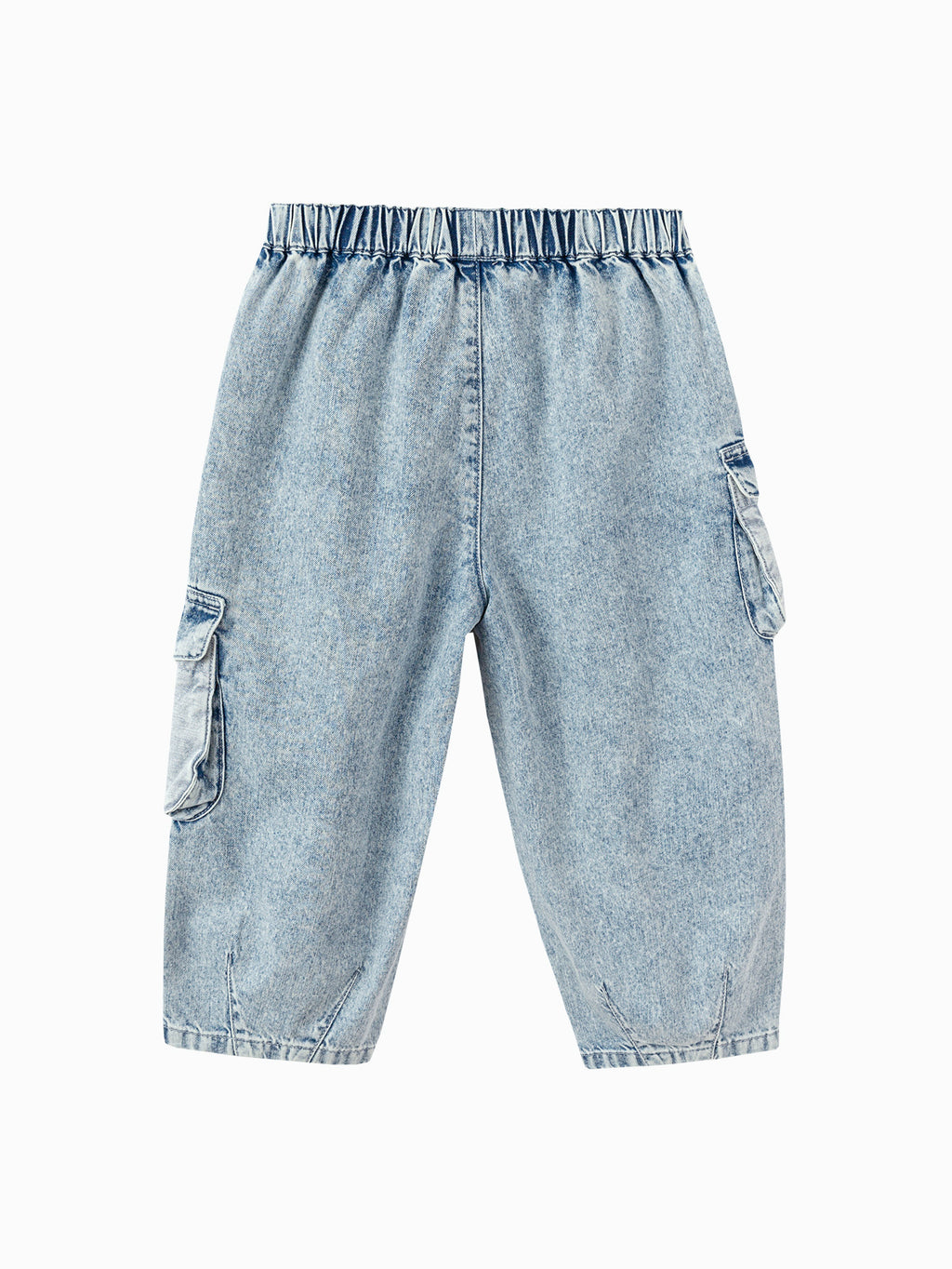 Balabala Boys Denim Cargo Pants Light Blue