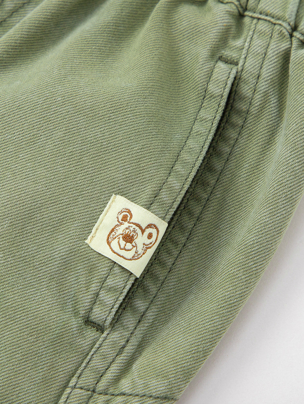 Balabala Boys Washed Denim Shorts Green,Denim Medium Blue