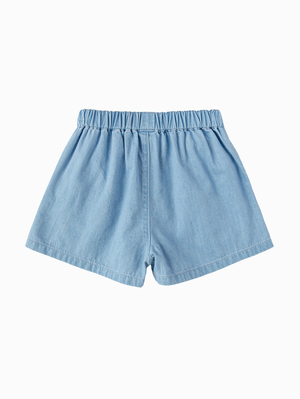 Balabala Girls Embroidered Denim Medium Blue,Pink