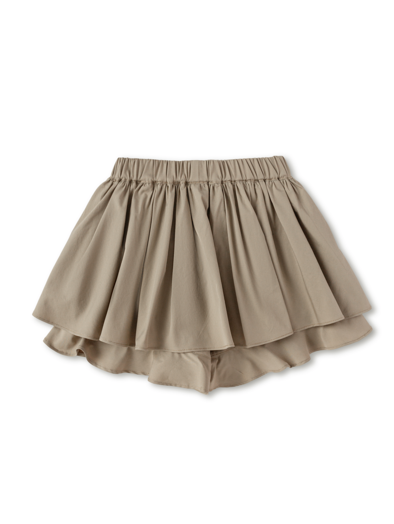 Balabala Girls Layered Skirt Khaki