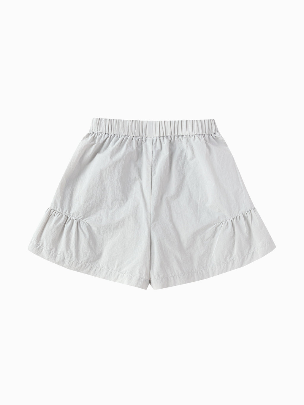 Balabala Girls Ruffle Shorts Light Gray
