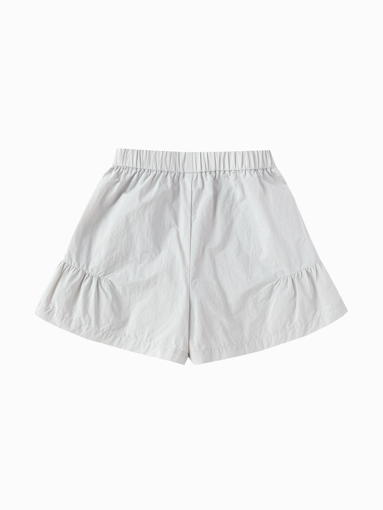 Balabala Girls Ruffle Shorts Light Gray