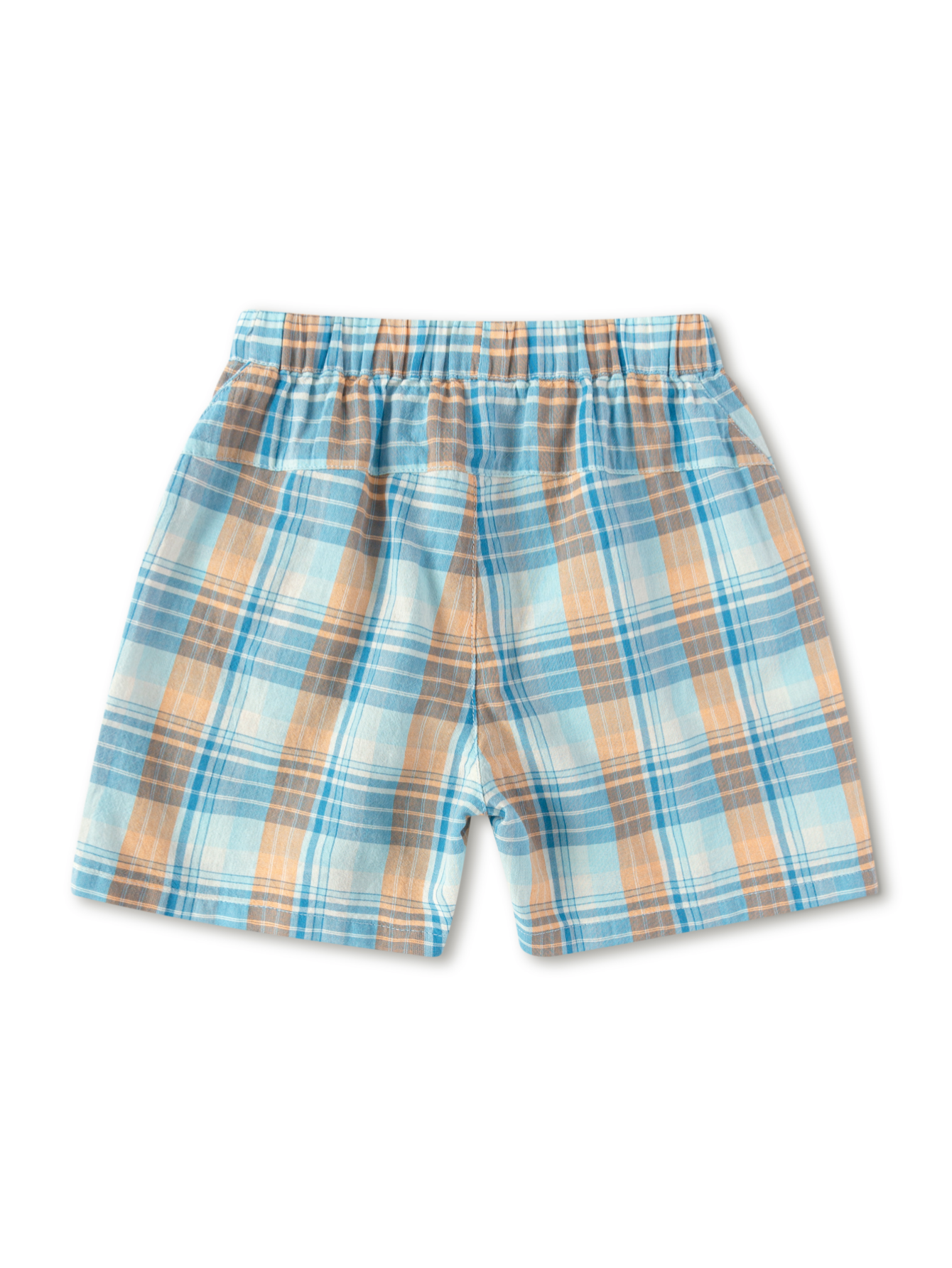 Balabala Boys Textured Shorts Blue Yellow,Shaka