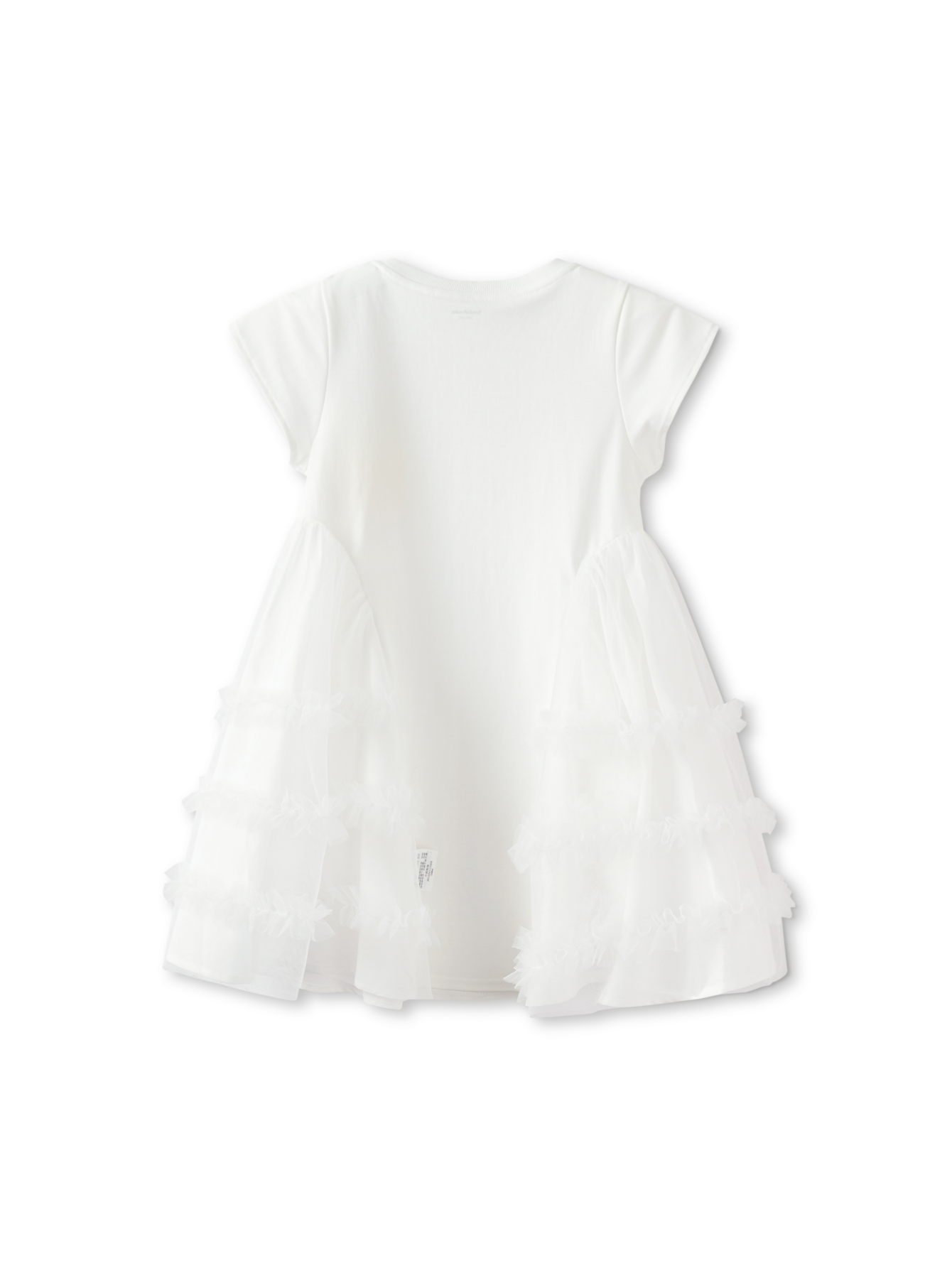 Balabala Girls Layered Tulle Dress White
