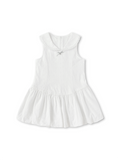 Balabala Girls Sailor Collar Dress White