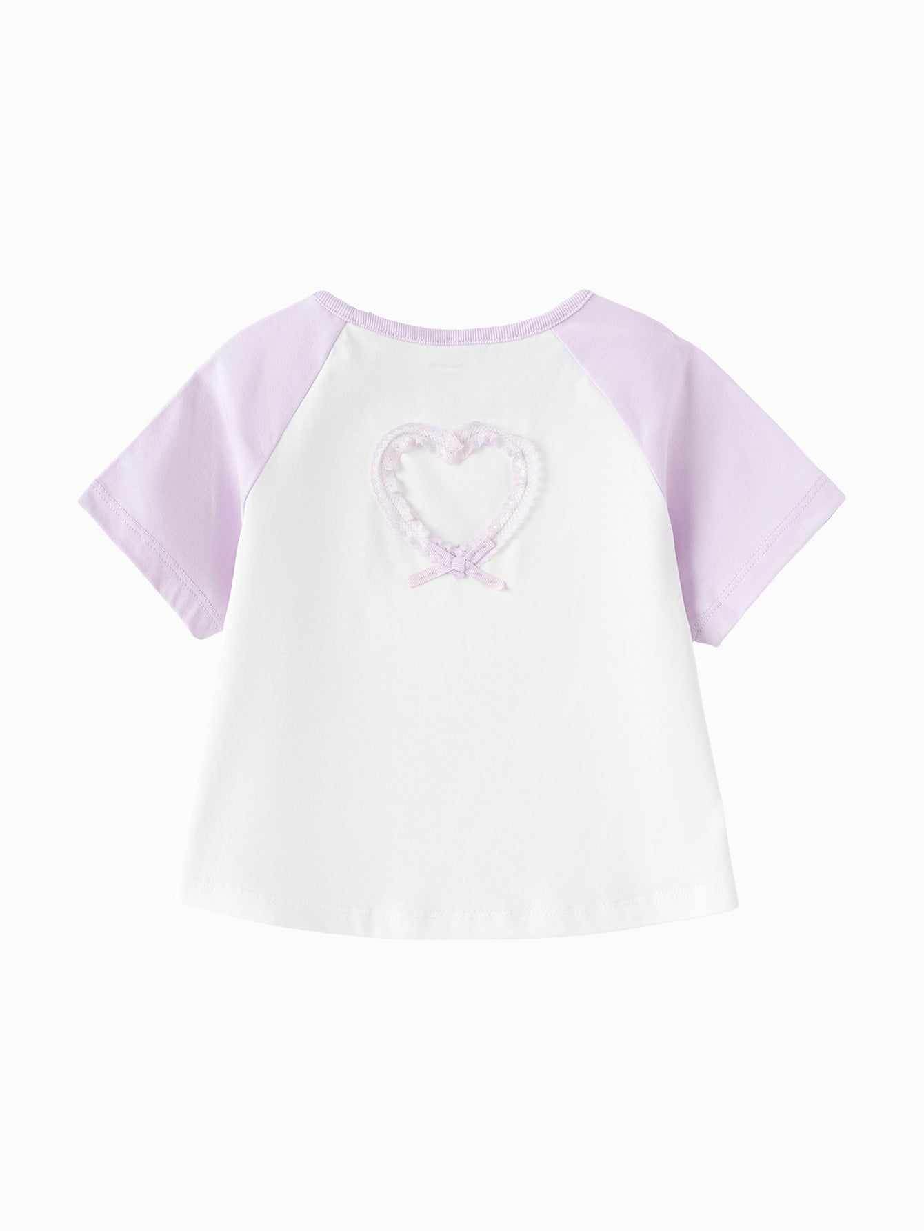 Balabala Girls Raglan T Shirt Purple