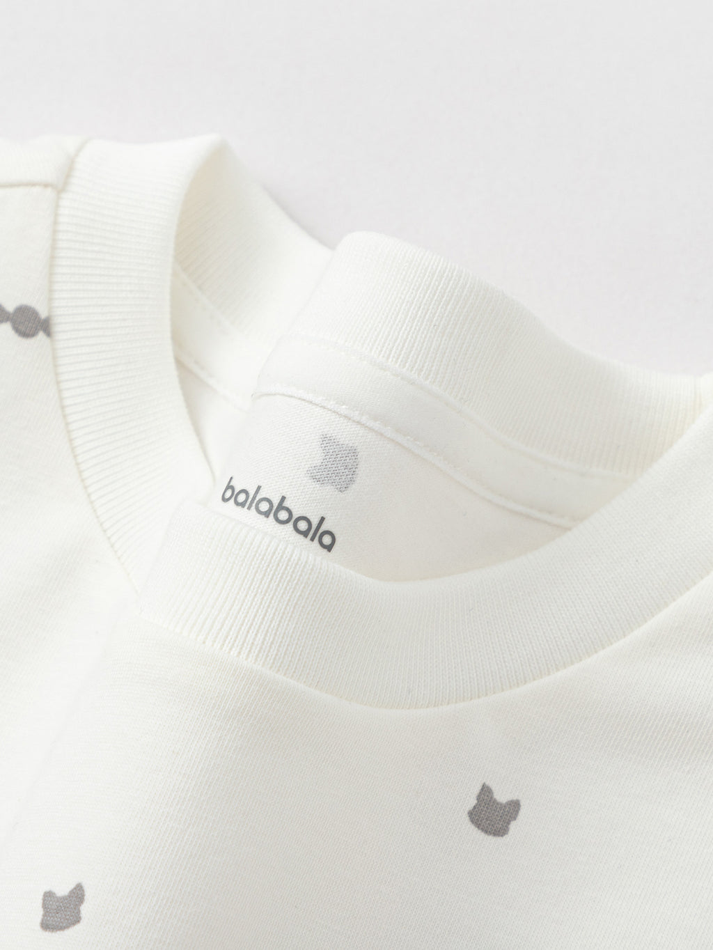 Balabala Girls Bow Headband T-Shirt White