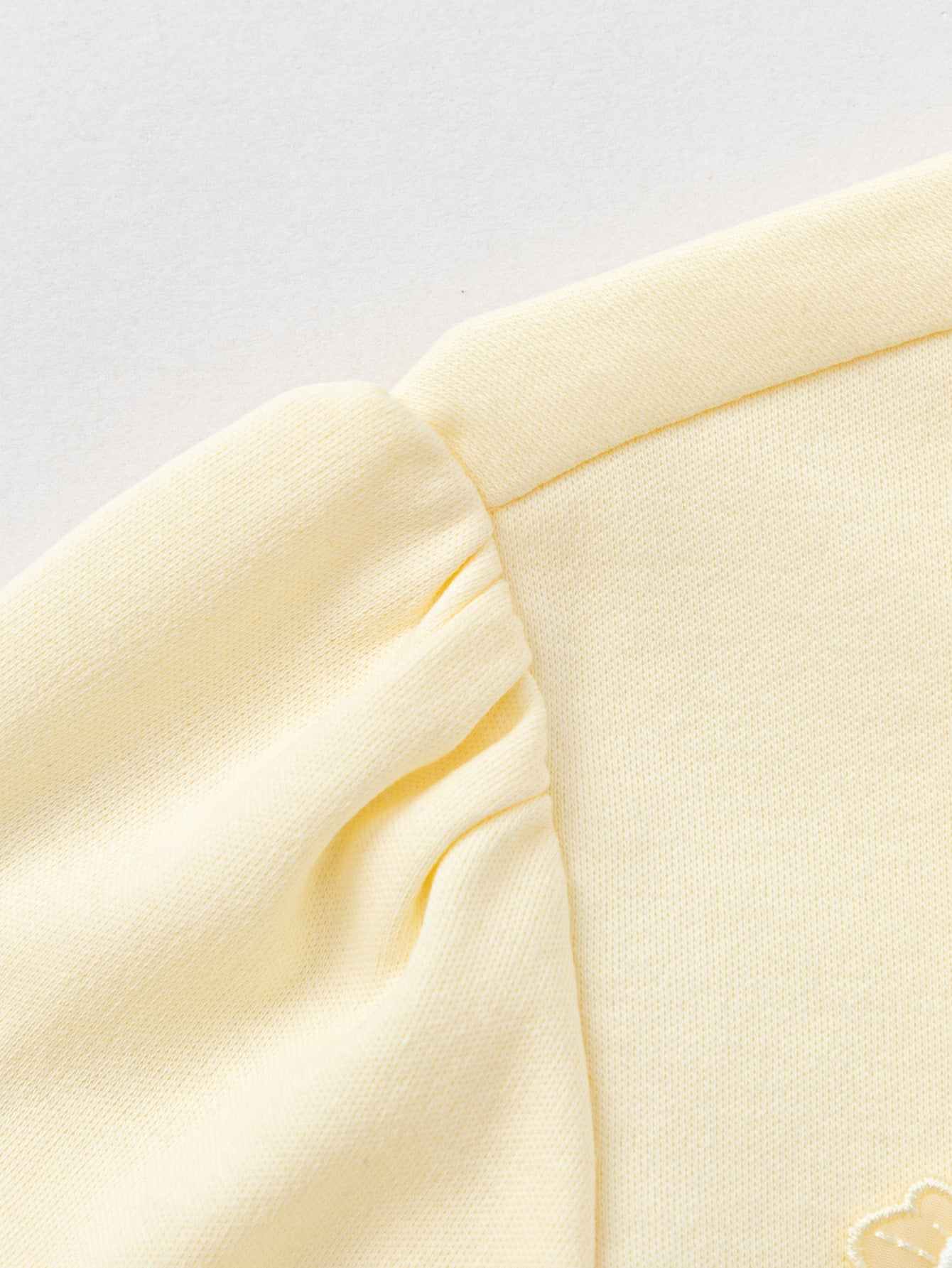 Balabala Girls Daisy Puff Sleeve T Shirt Vanillin White
