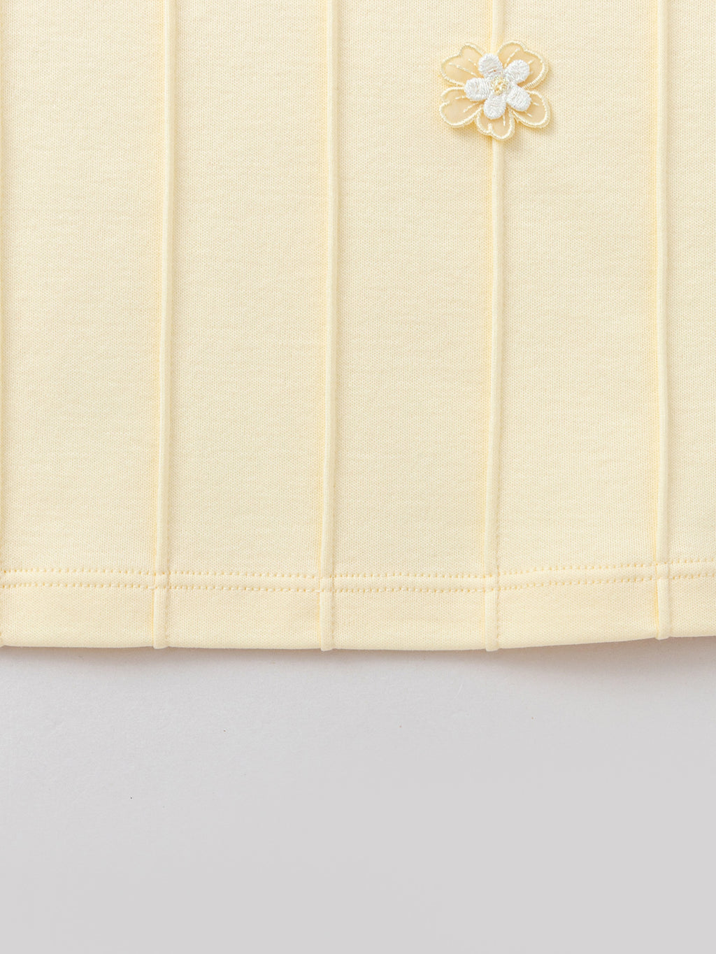 Balabala Girls Daisy Puff Sleeve T Shirt Vanillin White