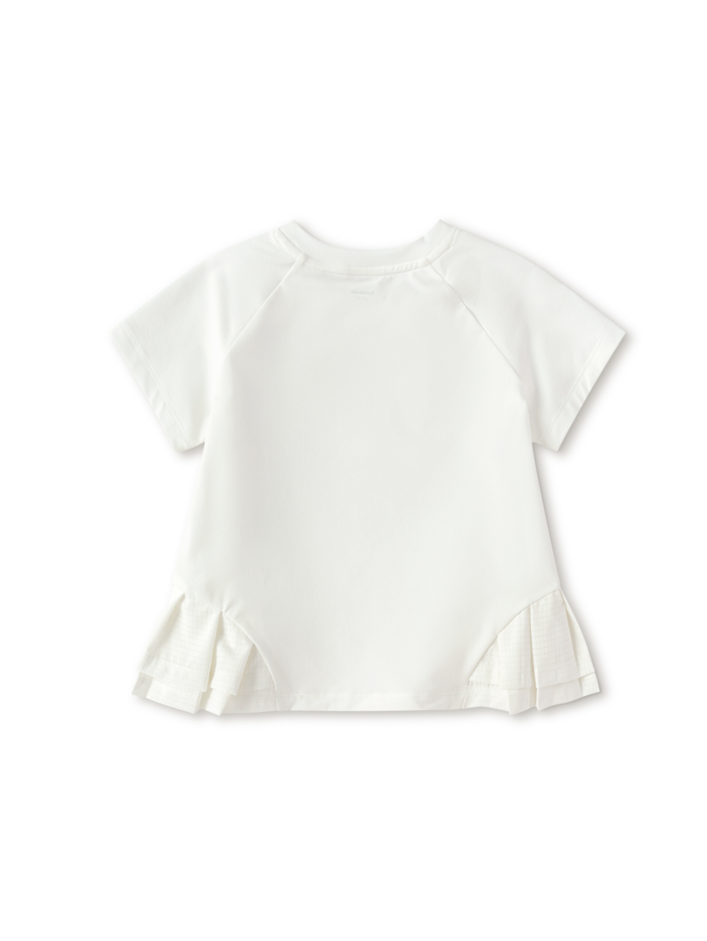 Balabala Girls Ruffle Hem T-Shirt White