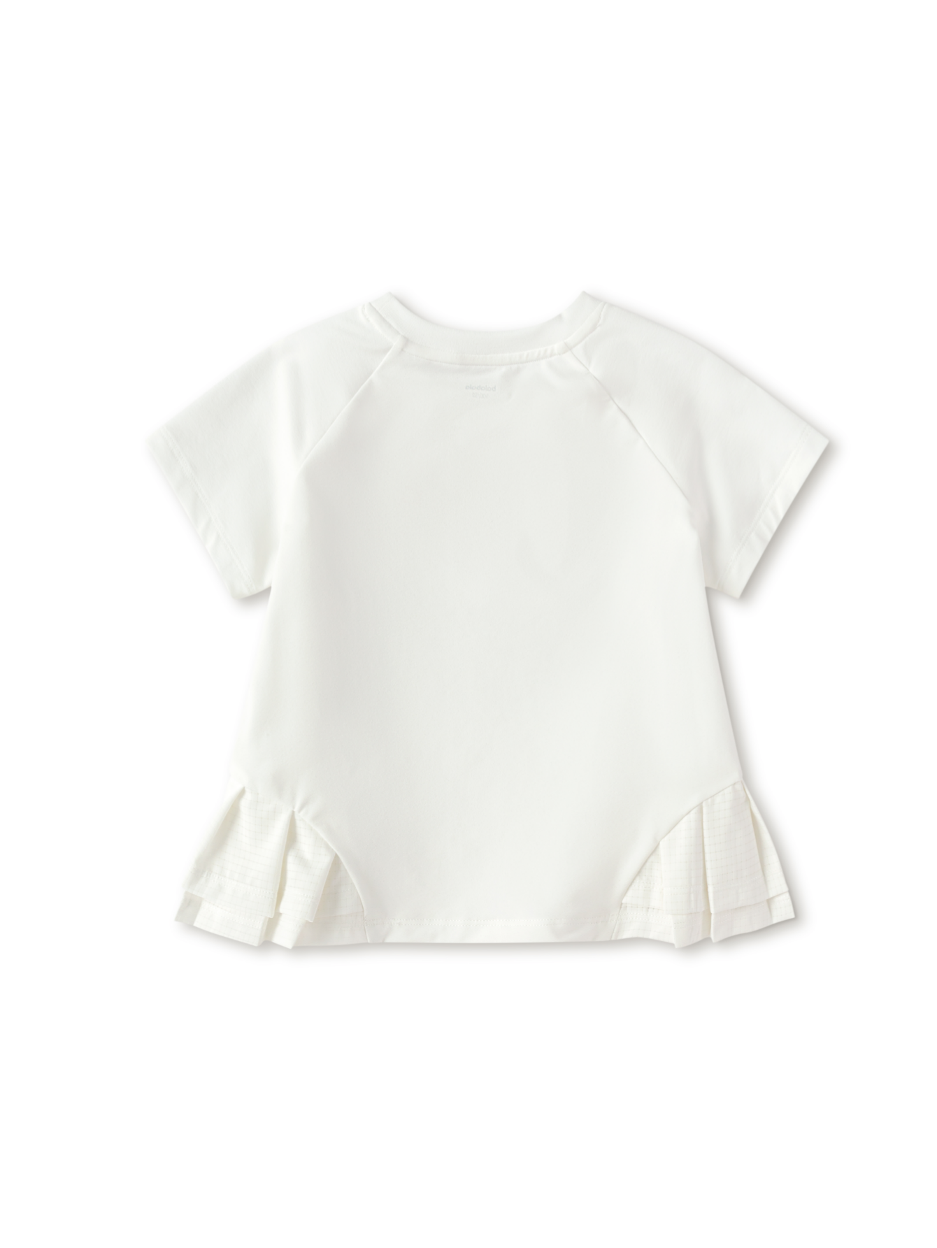 Balabala Girls Ruffle Hem T-Shirt White