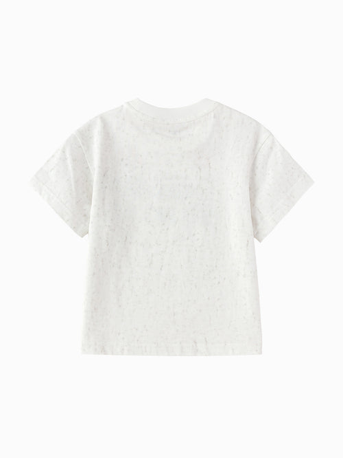 Balabala Boys Headphone Print T-Shirt White