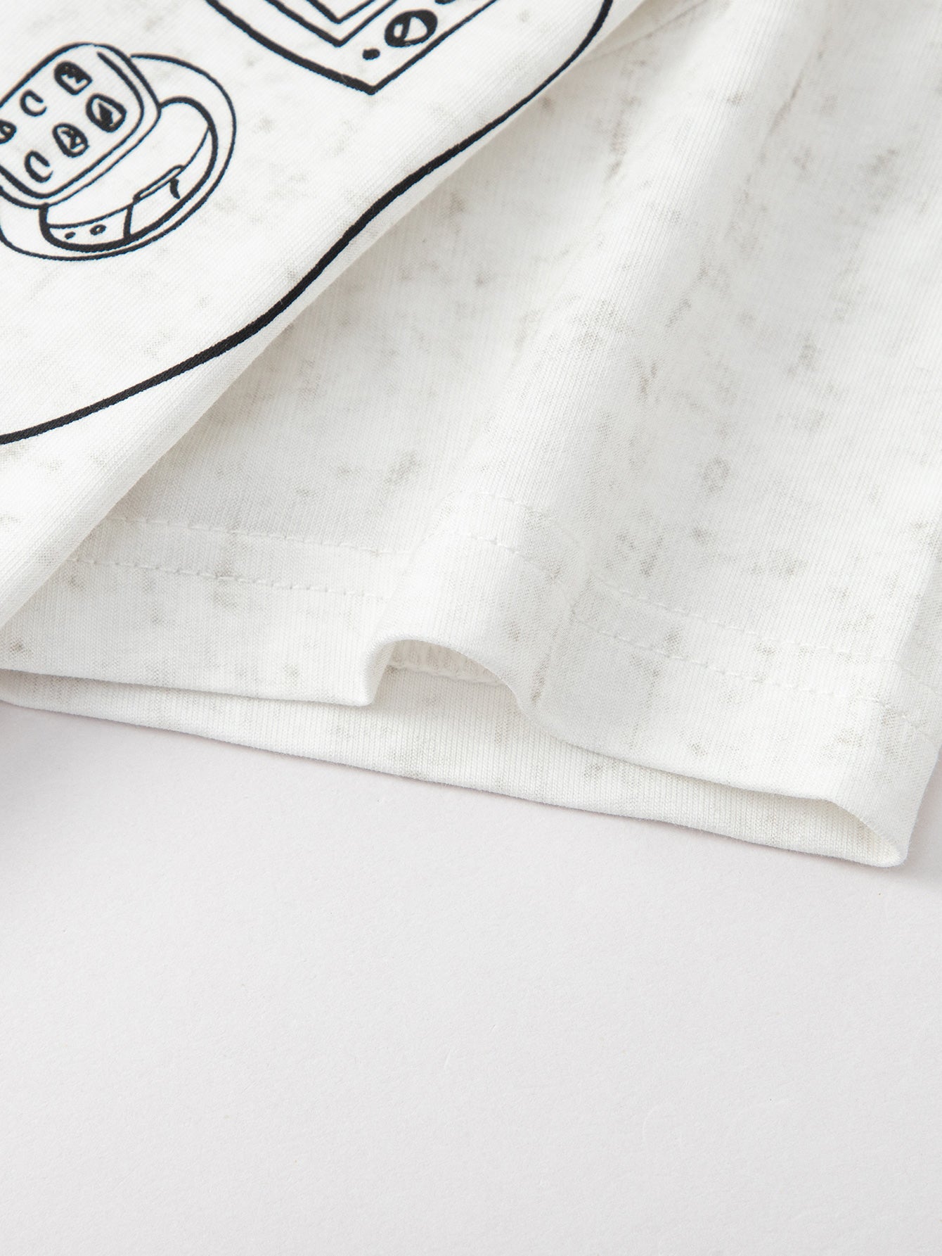 Balabala Boys Headphone Print T-Shirt White