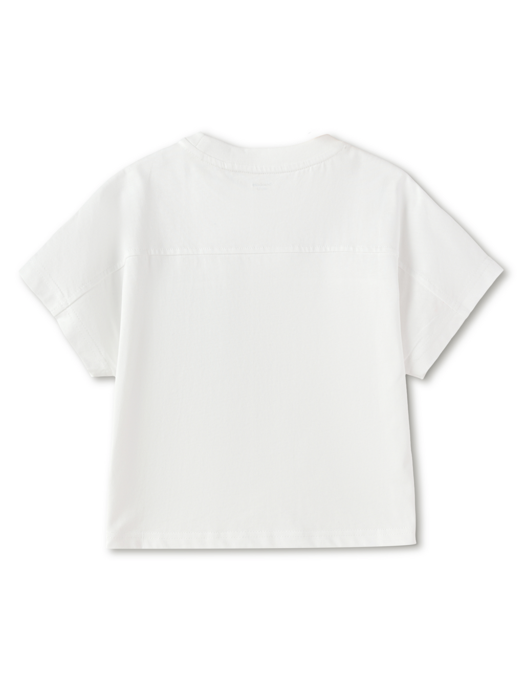 Balabala Boys Plaid Pocket T-Shirt White