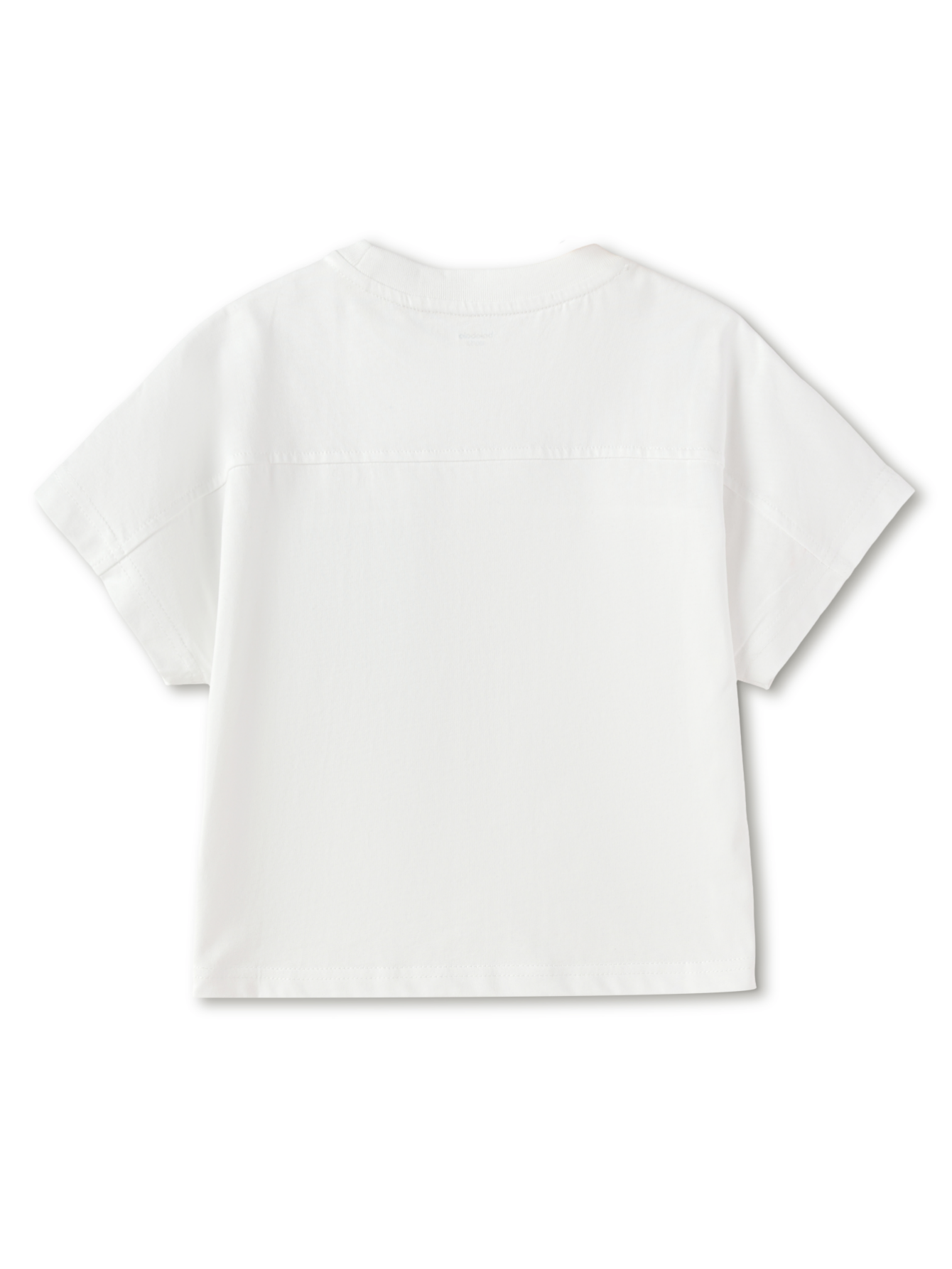 Balabala Boys Plaid Pocket T-Shirt White