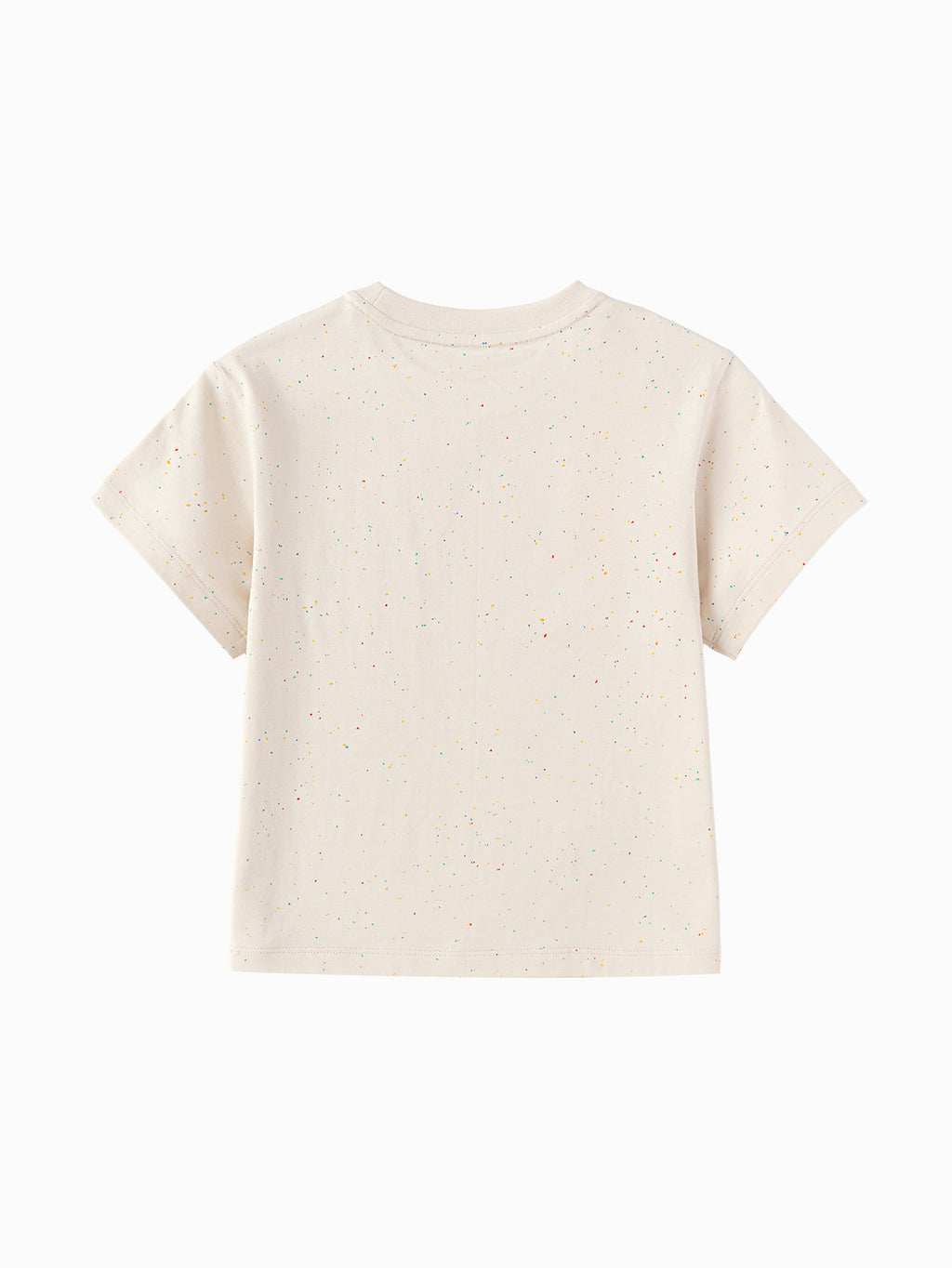 Balabala Boys Print T-Shirt White Red,Light Khaki
