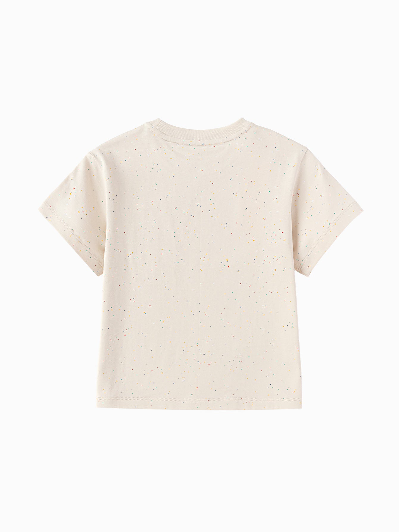 Balabala Boys Print T-Shirt White Red,Light Khaki