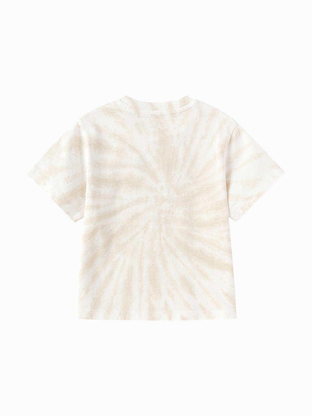 Balabala Tie Dye Graphic T Shirt Beige