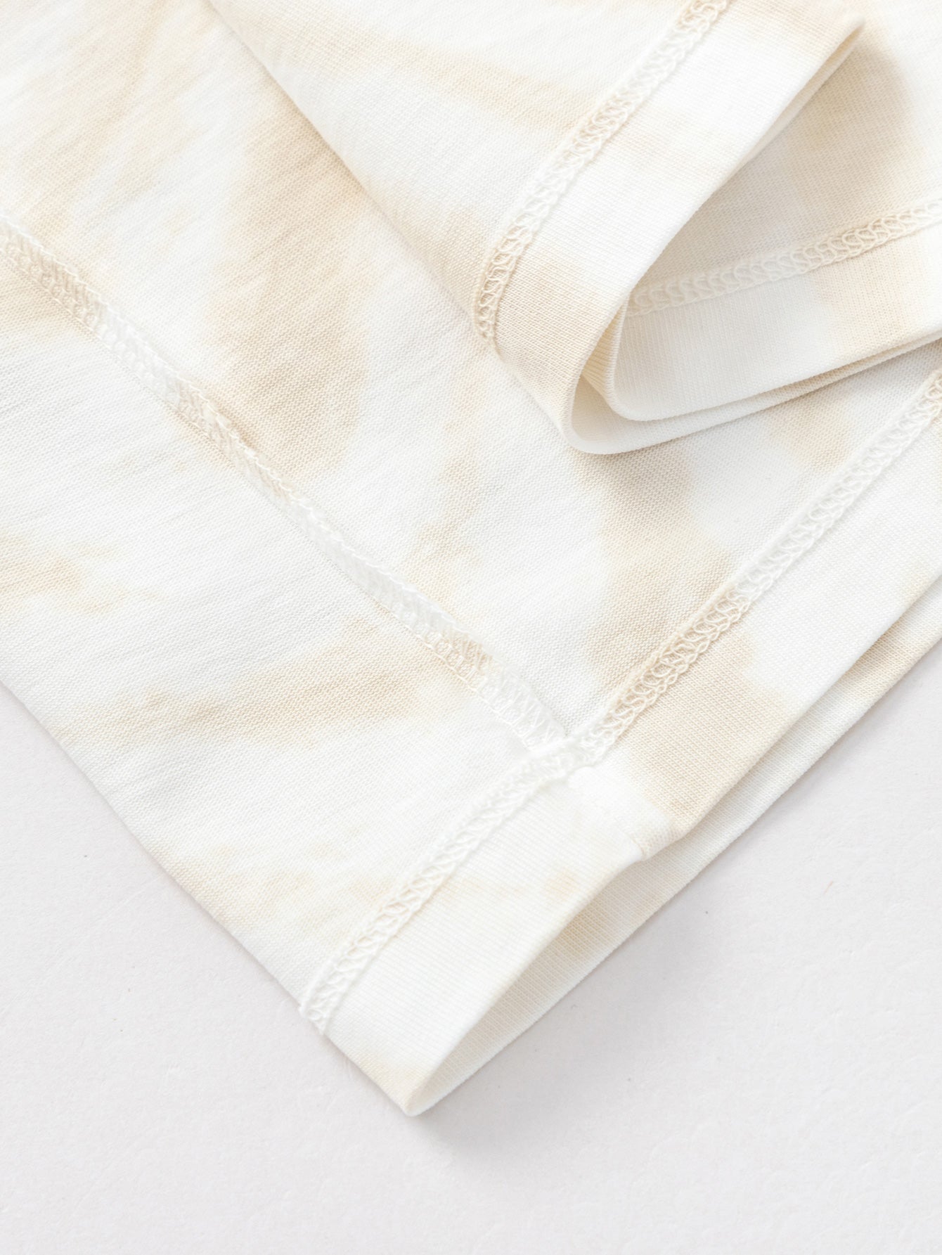 Balabala Tie Dye Graphic T Shirt Beige