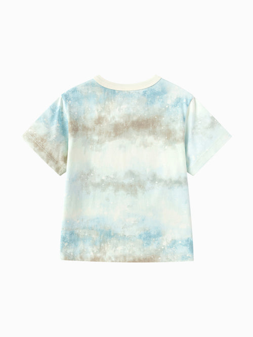 Balabala Boys Tie Dye T-Shirt Blue Yellow